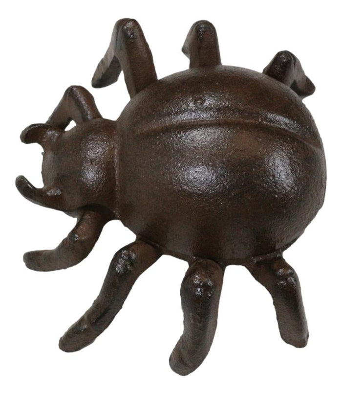 Ebros Gift Cast Iron Bronze Finished Itsy Bitsy Spider Decorative Trinket Box Sculpture