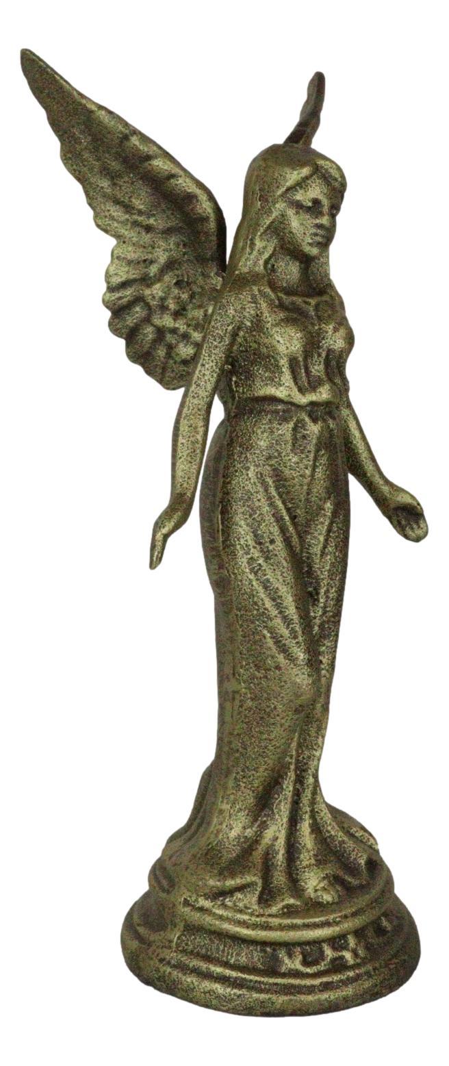 Ebros Gift Cast Iron Rustic Enchanted Fantasy Fairy Garden Pixie Faerie Standing Figurine