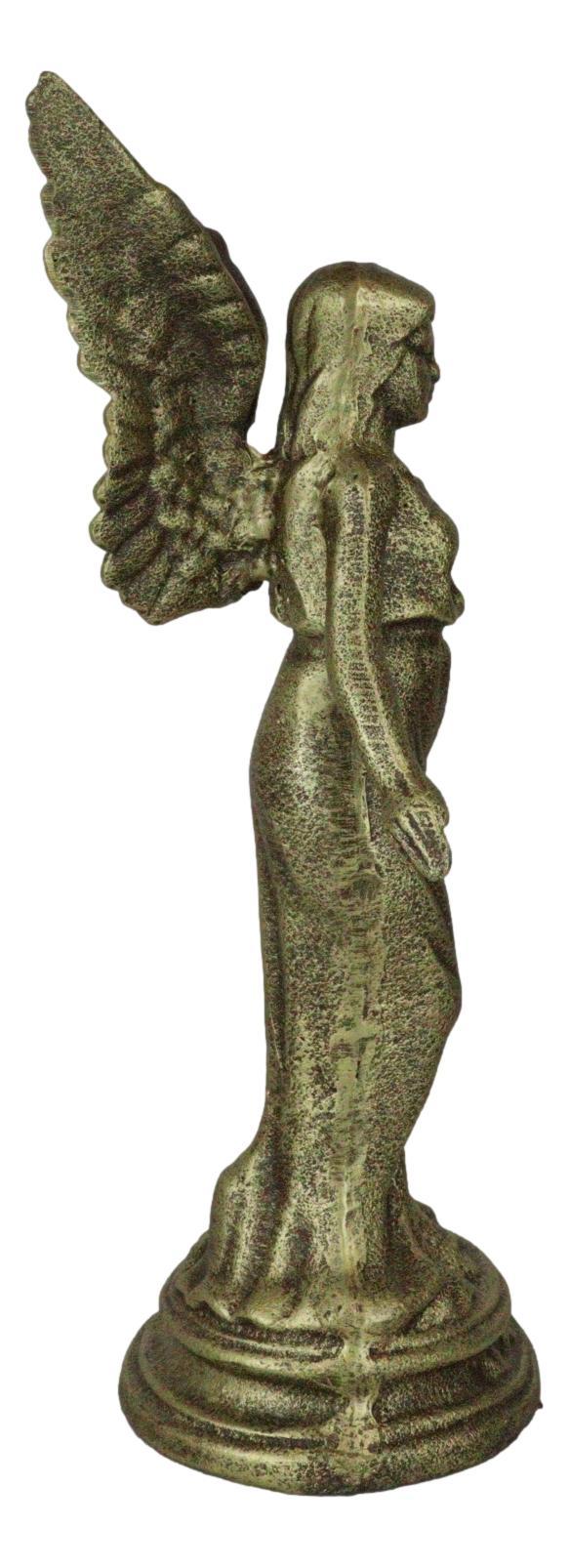 Ebros Gift Cast Iron Rustic Enchanted Fantasy Fairy Garden Pixie Faerie Standing Figurine