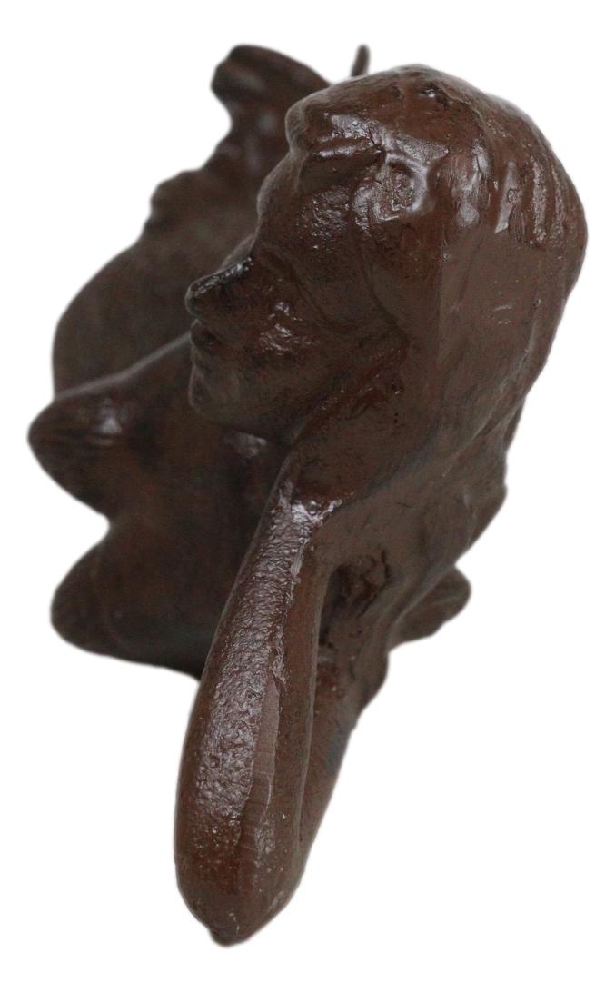 Ebros Gift Cast Iron Rustic Nautical Siren Mermaid In Repose On Ocean Bed Sculpture 13"L