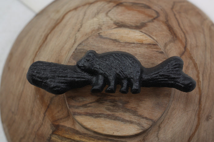 ebros gift Cast Iron Rustic Western Black Bear Drawer Cabinet Door Pulls Hardware 12 Pack