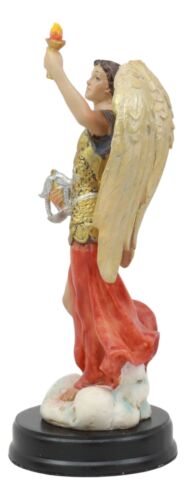 Ebros Gift Catholic Church Archangel Saint Uriel With Holy Spirit Torch Statue With Base
