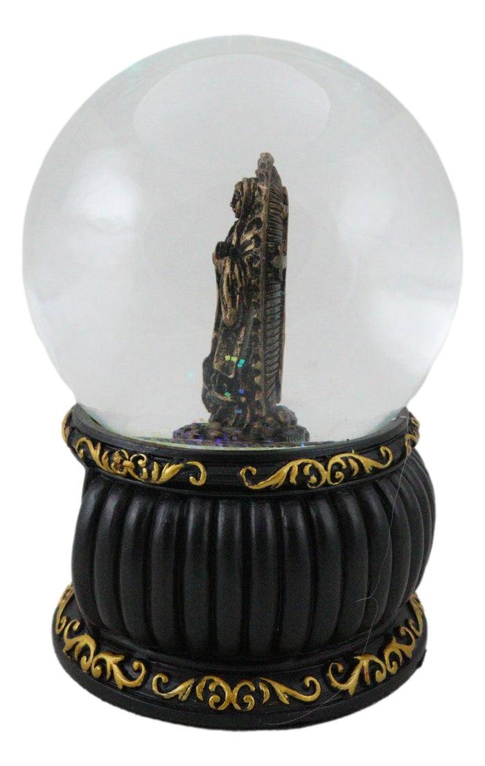Ebros Gift Catholic Our Lady Of Guadalupe Mother Mary Blessed Virgin Water Globe Figurine