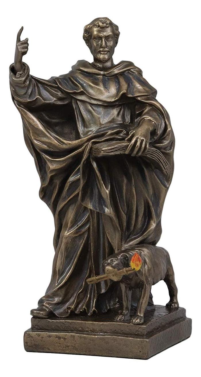 Ebros Gift Catholic Priest Saint Dominic Of Osma With Hound Dog Statue Patron Of Astronomy