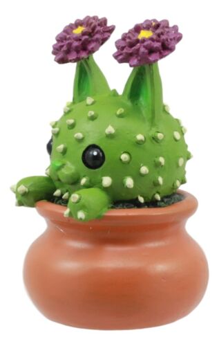 Ebros Gift Cattus Cactus Cat In The Pot Figurine Whimsical Cat That Transforms Into Cactus