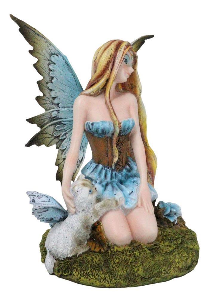 Ebros Gift Celestial Nova Starlight Tribal Fairy FAE With Pixie Cat Home Decor Figurine