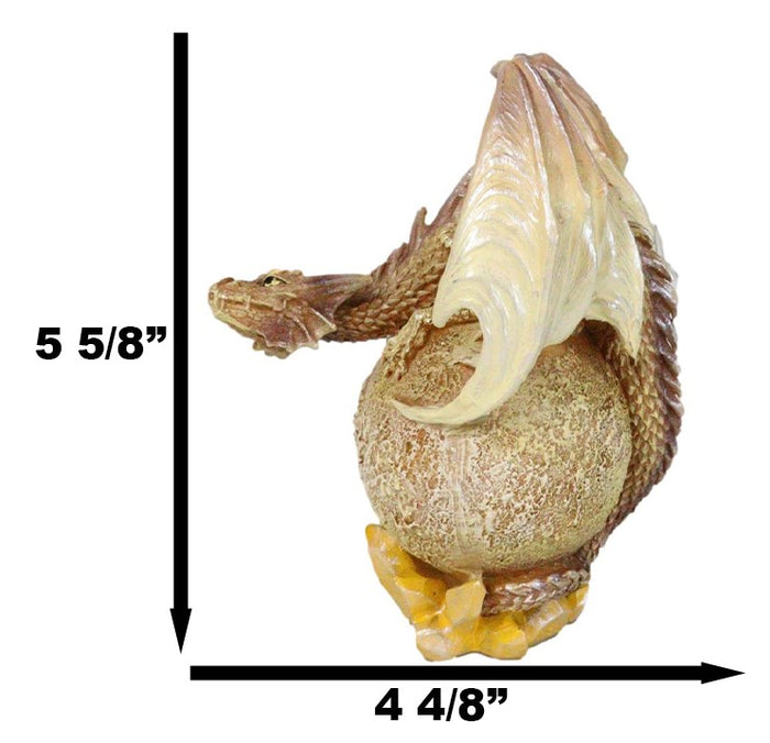 Ebros Gift Celestial Solar Galaxy Planet Venus Terrestrial Guardian Orange Dragon Figurine
