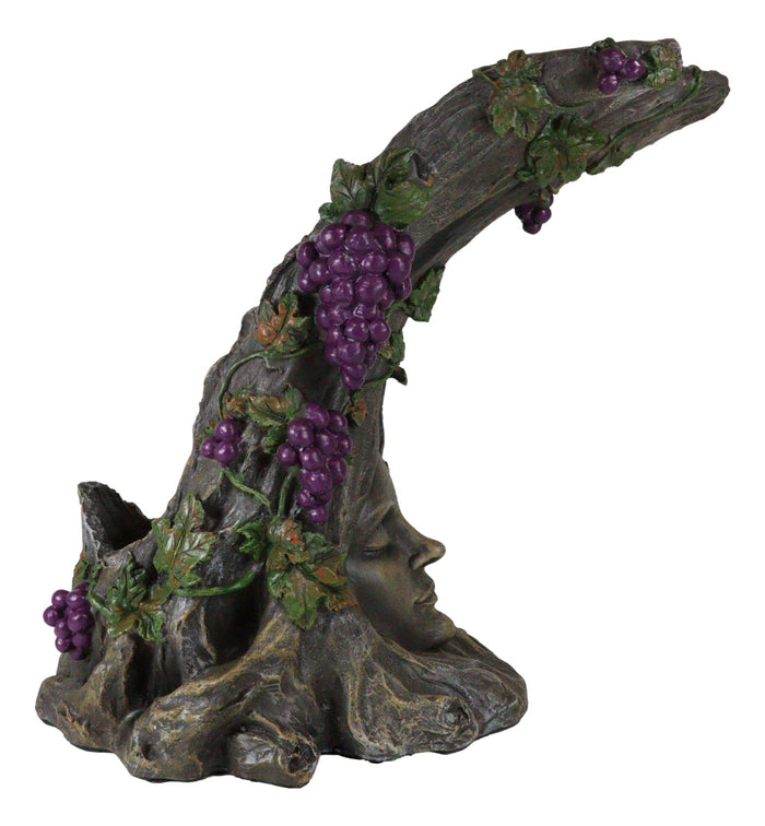 Ebros Gift Celtic Forest Tree Ent Greenwoman Bacchus Wine Glasses And Bottle Holder Valet