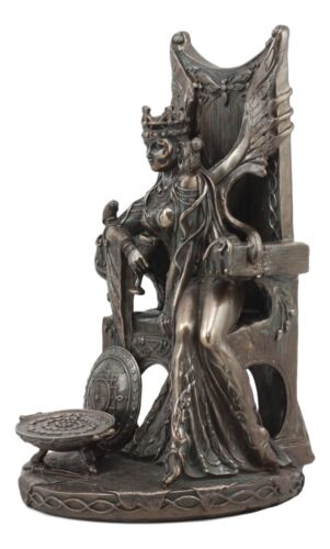 Ebros Gift Celtic Goddess Of Fertility Maeve Seated On Throne Statue 11"H Medb Maev Decor