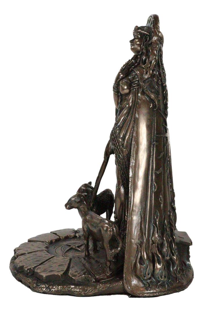 Ebros Gift Celtic Goddess Of Fire Brigid Statue Patroness Of Hope Poetry Livestock Healing