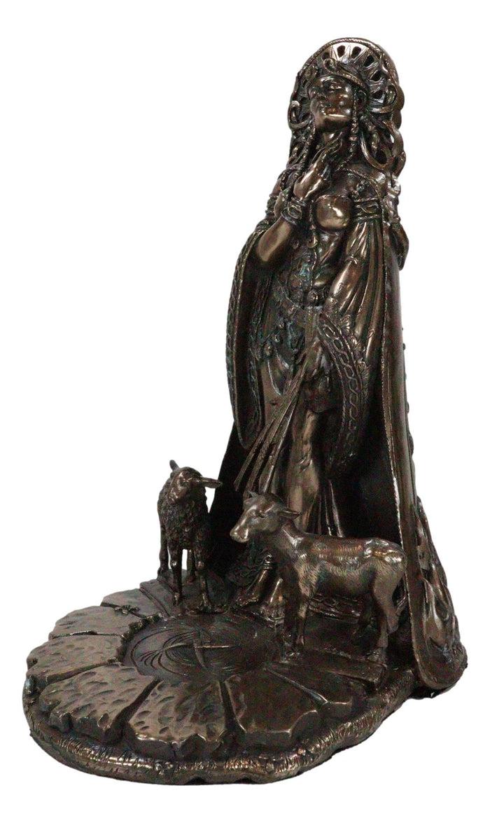 Ebros Gift Celtic Goddess Of Fire Brigid Statue Patroness Of Hope Poetry Livestock Healing