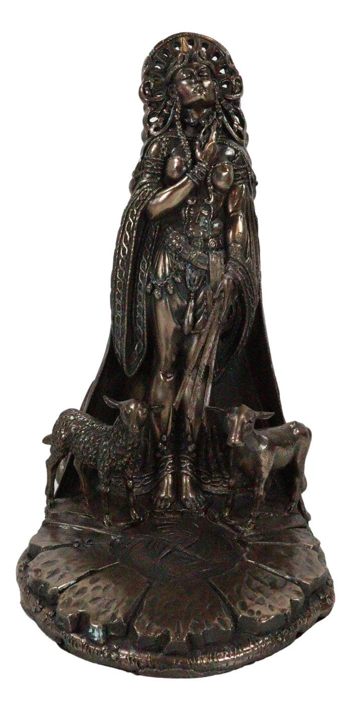 Ebros Gift Celtic Goddess Of Fire Brigid Statue Patroness Of Hope Poetry Livestock Healing