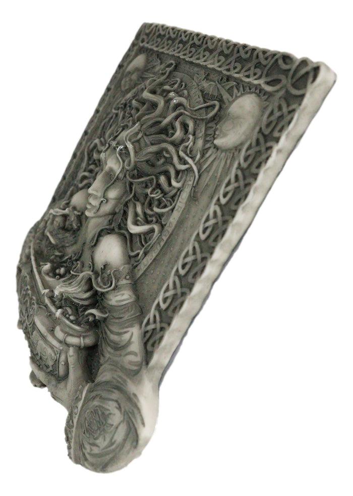 Ebros Gift Celtic Goddess Of Rebirth Cerridwen With Magical Potions Cauldron Wall Decor