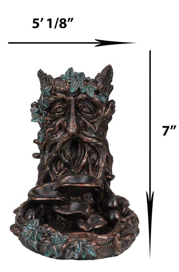 Ebros Gift Celtic Greenman Tree Man God Forest Ent Backflow Incense Cone Burner Figurine