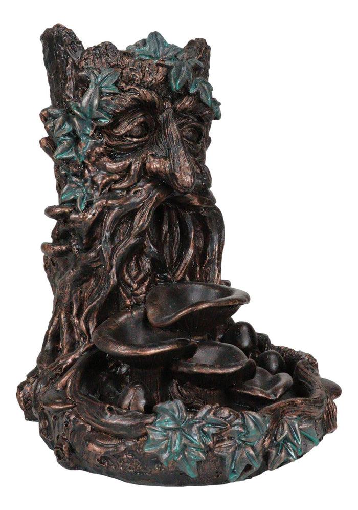Ebros Gift Celtic Greenman Tree Man God Forest Ent Backflow Incense Cone Burner Figurine