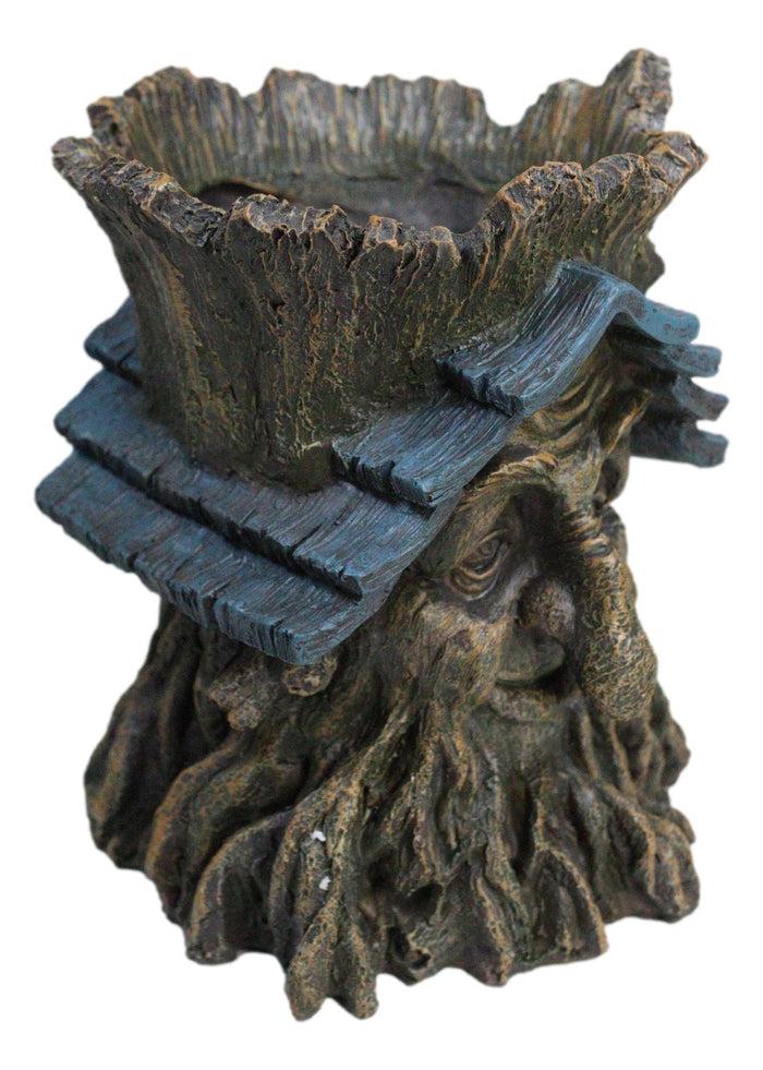 Ebros Gift Celtic Greenman Tree Man Sacred Dryad Ent Earth Goddess Floral Planter Figurine