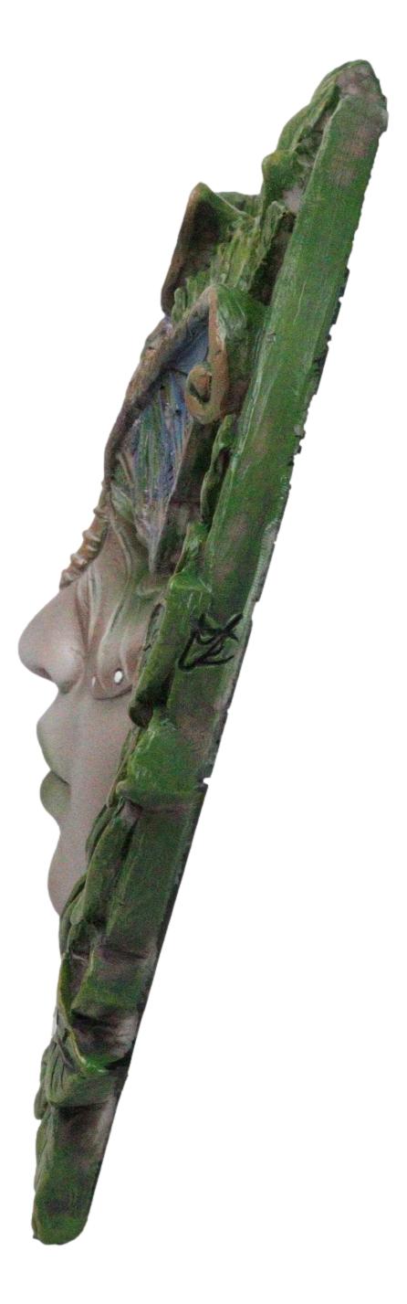 Ebros Gift Celtic Greenwoman Tree Lady Gaia Ent Earth Goddess Butterfly Mask Wall Decor
