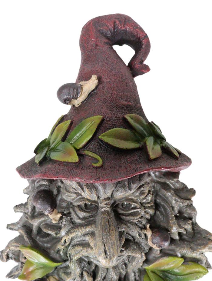 Ebros Gift Celtic Toadstool And Snails Greenman With Magical Sorting Hat Wall Decor Plaque