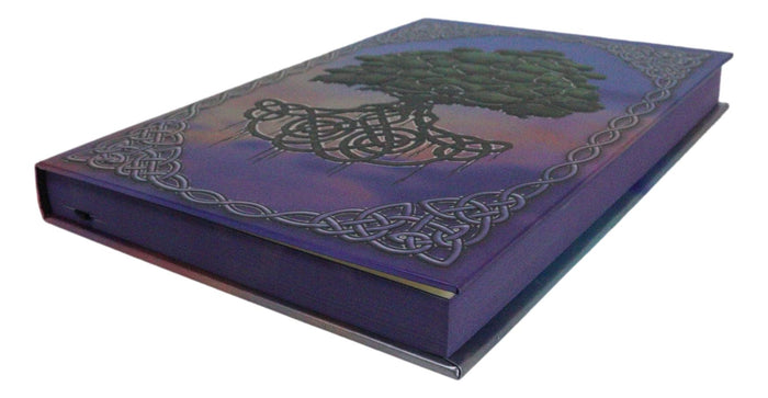 Ebros Gift Celtic Tree Of Life Triskele Trinity Knotwork Embossed Blank Page Journal Book