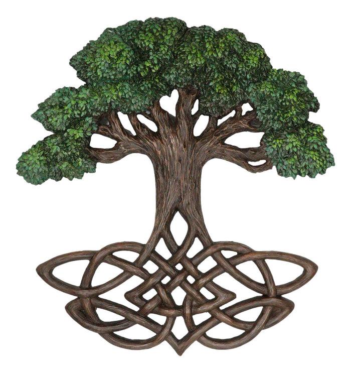 Ebros Gift Celtic Tree Of Life Yggdrasil With Knotwork Roots Decorative Wall Plaque Decor