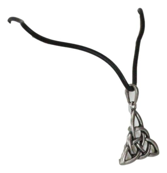 Ebros Gift Celtic Trinity Tribal Knotwork Pendant Medallion Necklace Accessory Jewelry