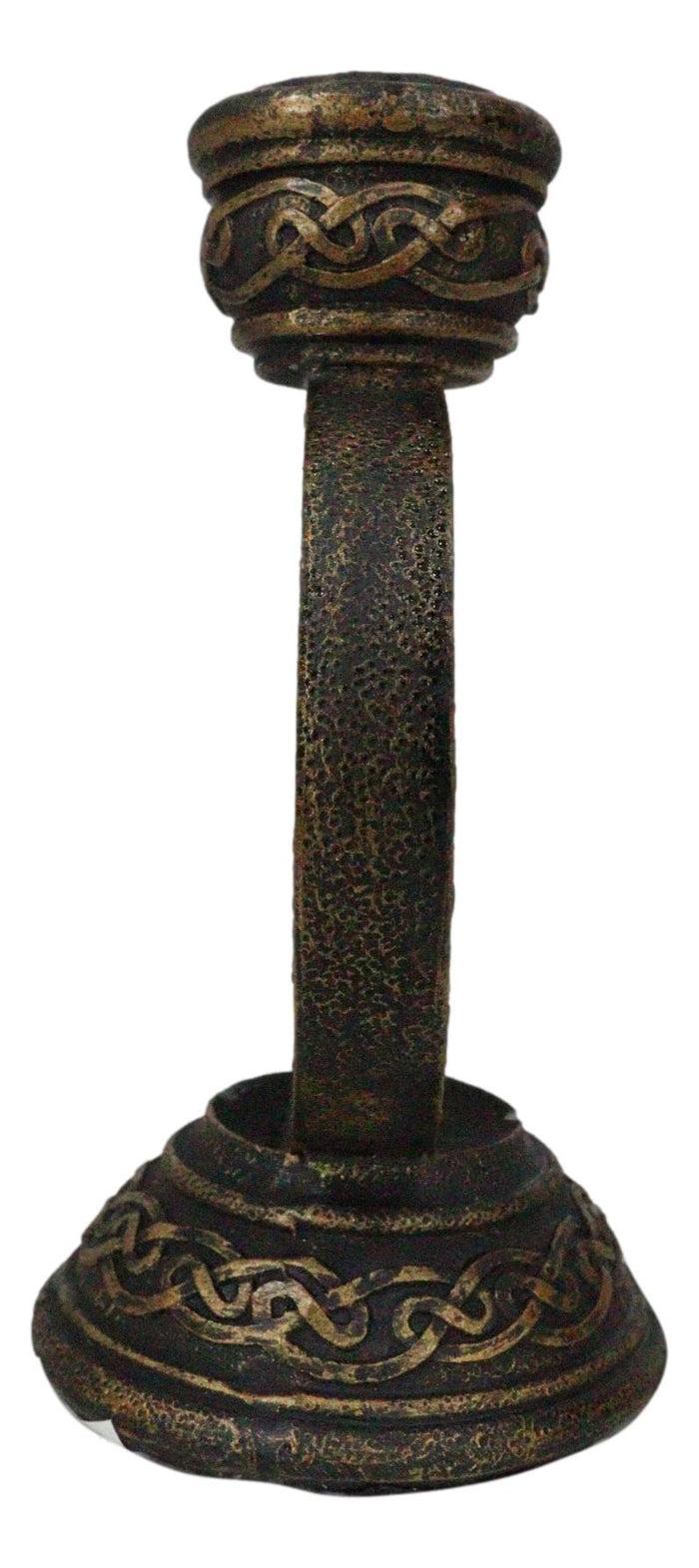 Ebros Gift Celtic Witchcraft Wicca Sacred Pentagram Circle Backflow Incense Burner Figurine
