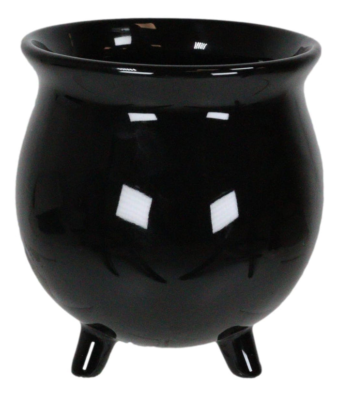 Ebros Gift Ceramic Wicca Hocus Pocus Witch Potion Broil Black Cauldron Mug Cup With Handle