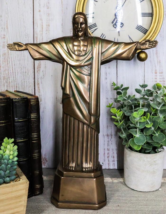 ebros gift Christ The Redeemer Statue Of Jesus Brazil Corocovado Landmark Figurine 11.5"H