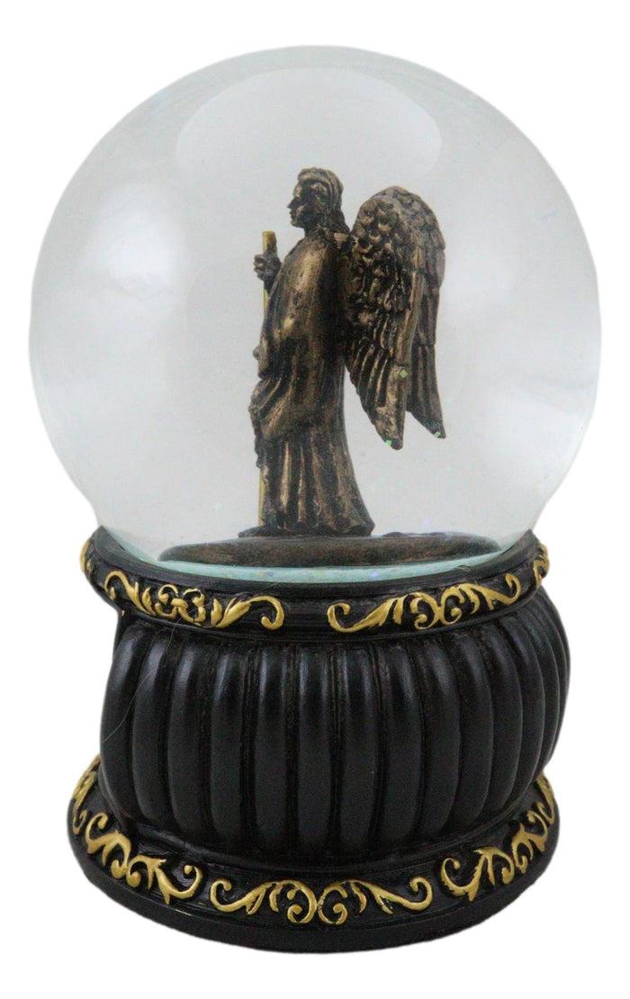 Ebros Gift Christian Holy Archangel Saint Raphael Angel Of Healing Water Globe Figurine