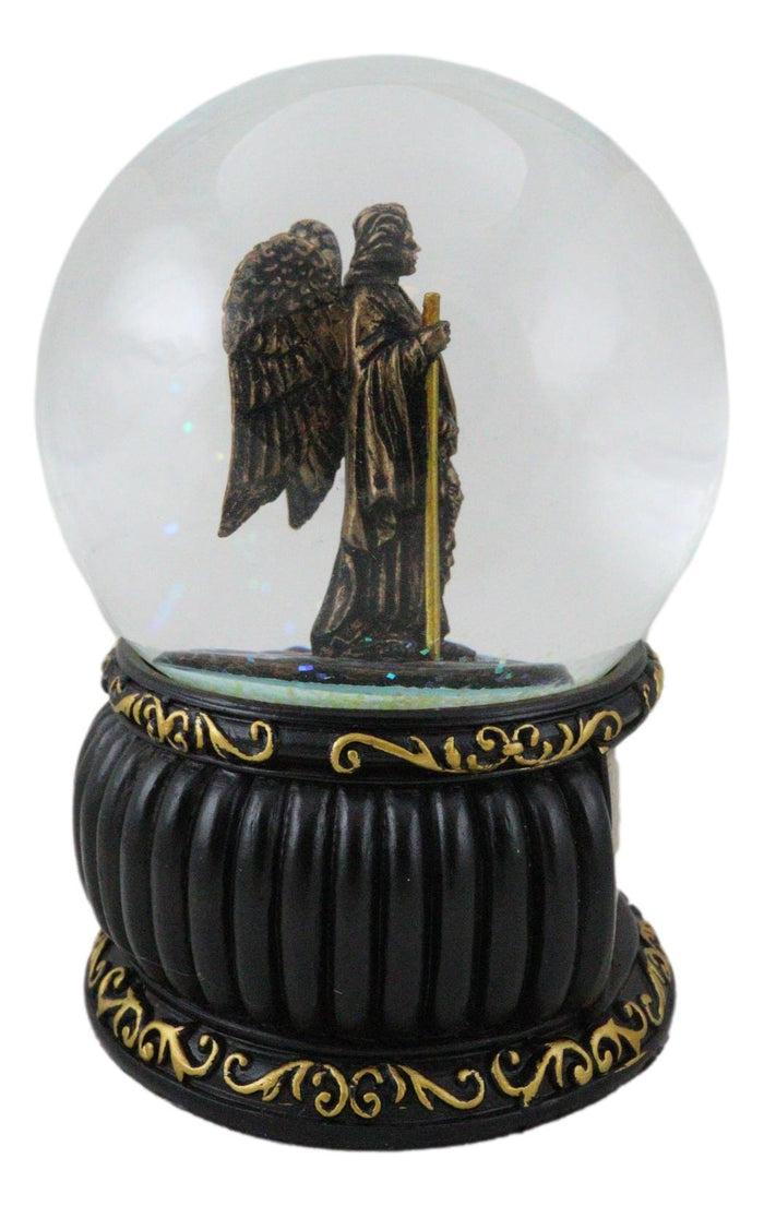 Ebros Gift Christian Holy Archangel Saint Raphael Angel Of Healing Water Globe Figurine