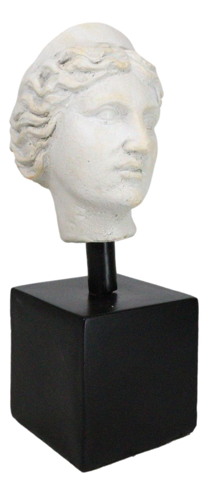 Ebros Gift Classical Greek Roman Goddess Aphrodite Head Bust Replica On Black Base Statue