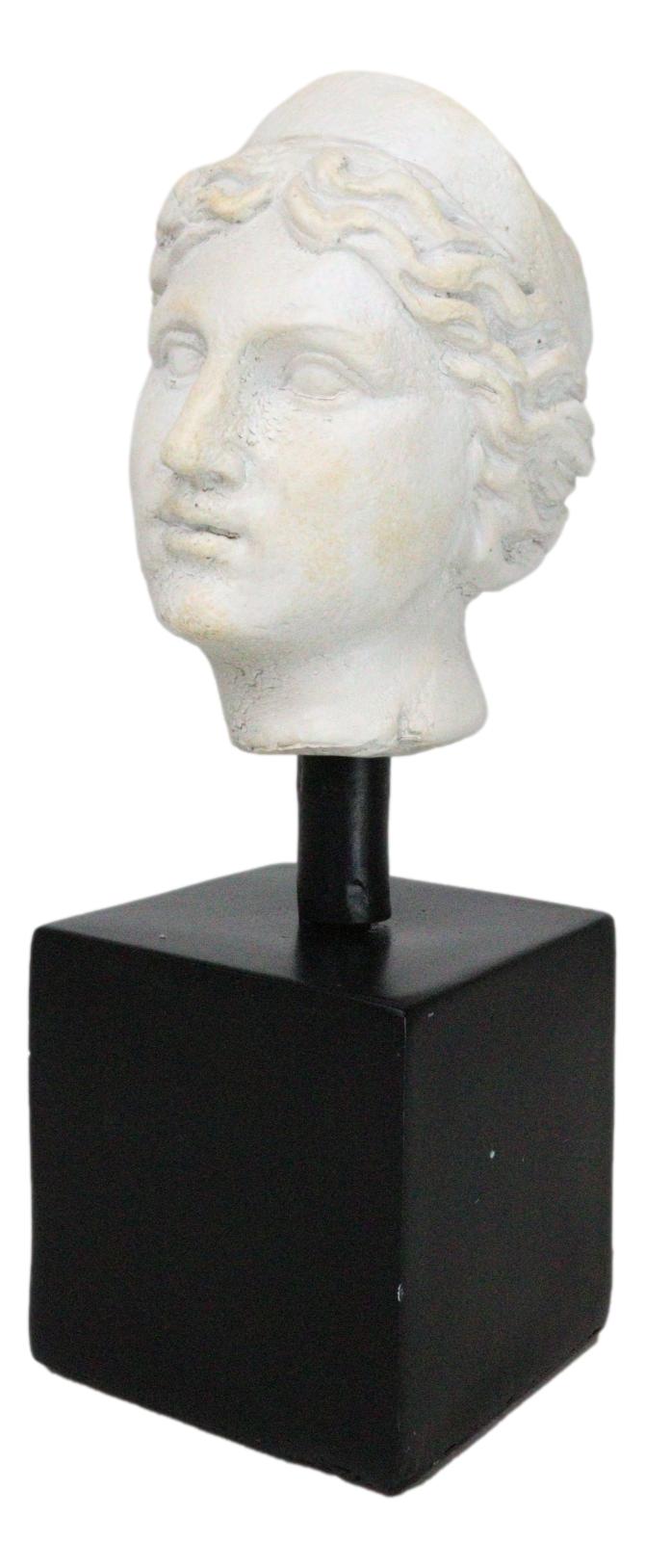 Ebros Gift Classical Greek Roman Goddess Aphrodite Head Bust Replica On Black Base Statue