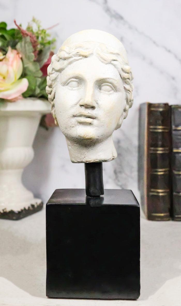 ebros gift Classical Greek Roman Goddess Aphrodite Head Bust Replica On Black Base Statue