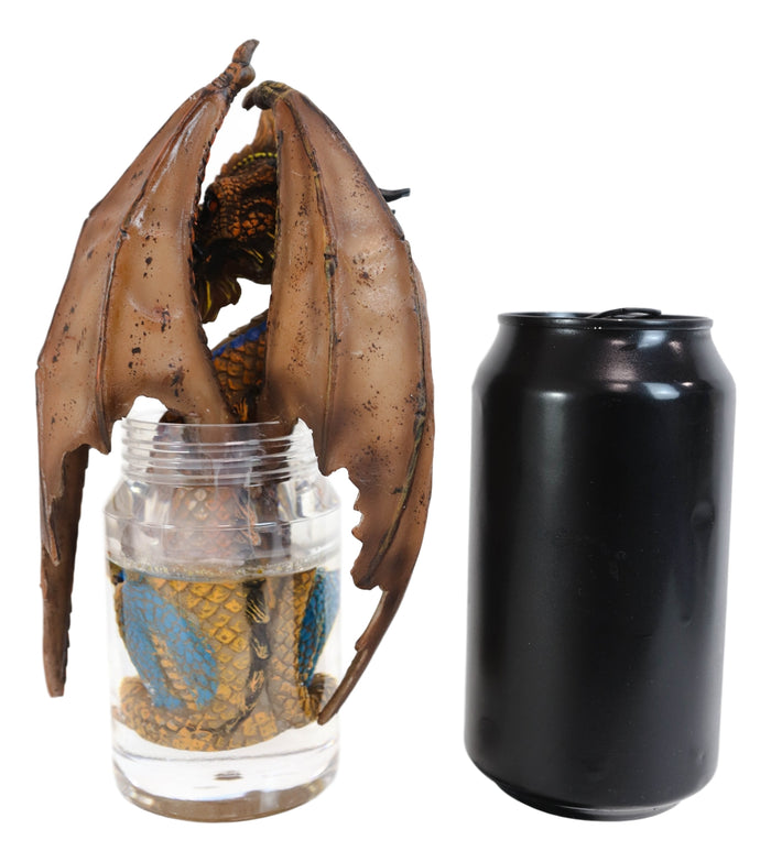 Ebros Gift Cocktail Spirit Drunken Moonshine Liquor Dragon Statue Fantasy Decor Figurine