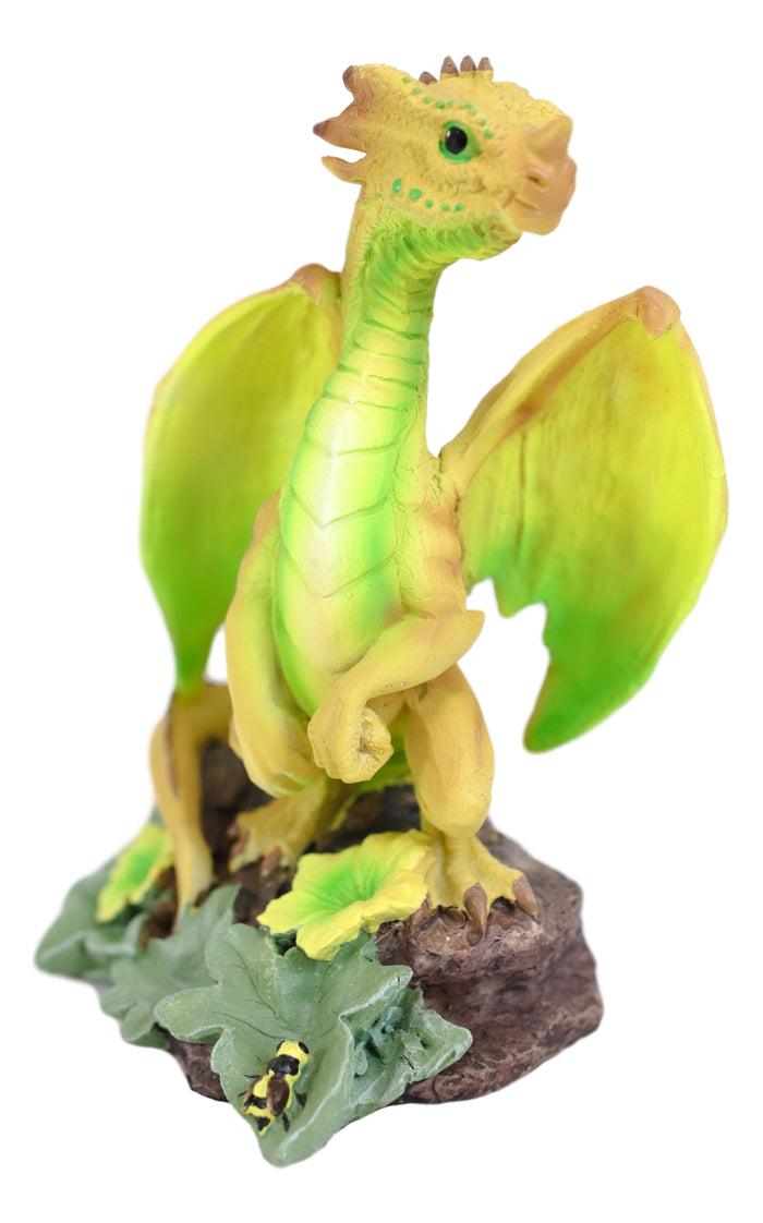 Ebros Gift Colorful Fruits Vegetables Honeydew Melon Dragon Figurine Fairy Garden Decor