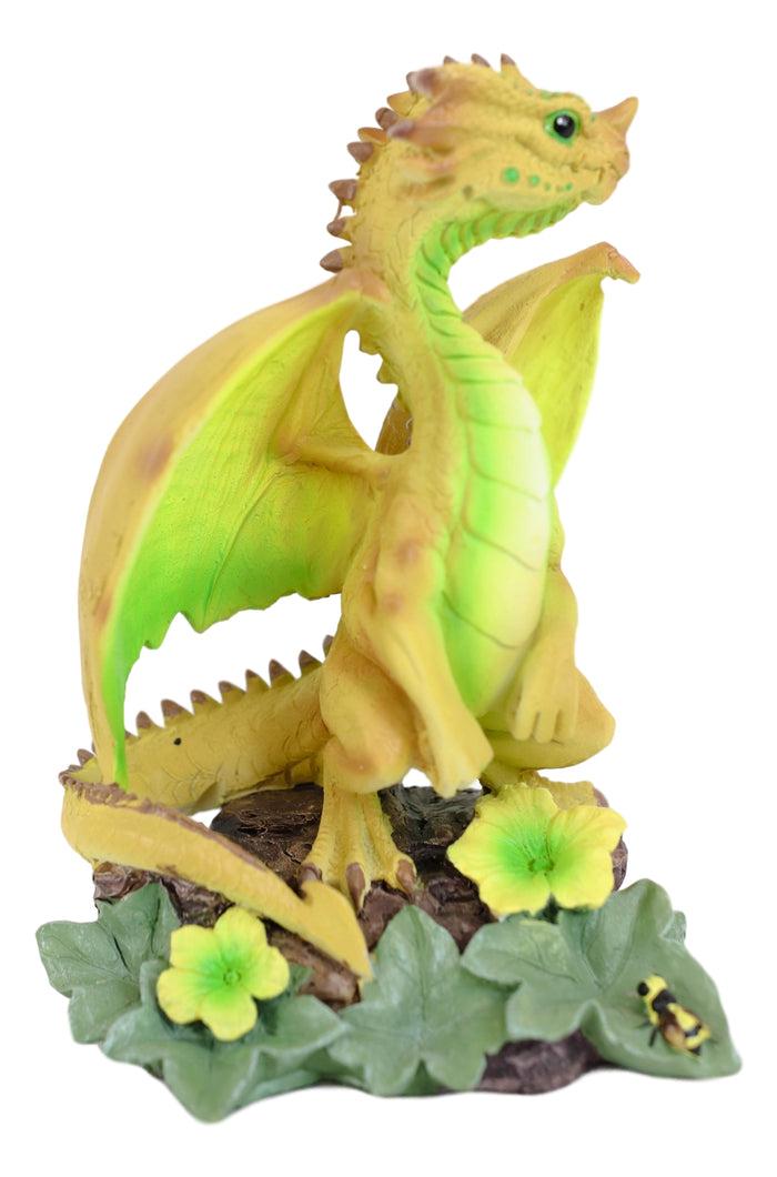 Ebros Gift Colorful Fruits Vegetables Honeydew Melon Dragon Figurine Fairy Garden Decor