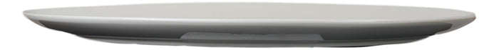 Ebros Gift Contemporary Sleek Design White Porcelain Oval Plate Serving Platter 16"Long