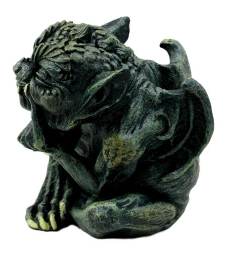 Ebros Gift Cool Devilish Collectible Winged Toad Troll Gargoyle Figurine Sinister Doubter