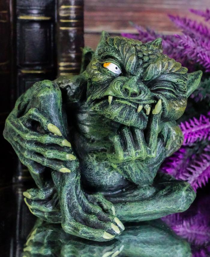 ebros gift Cool Devilish Collectible Winged Toad Troll Gargoyle Figurine Sinister Doubter