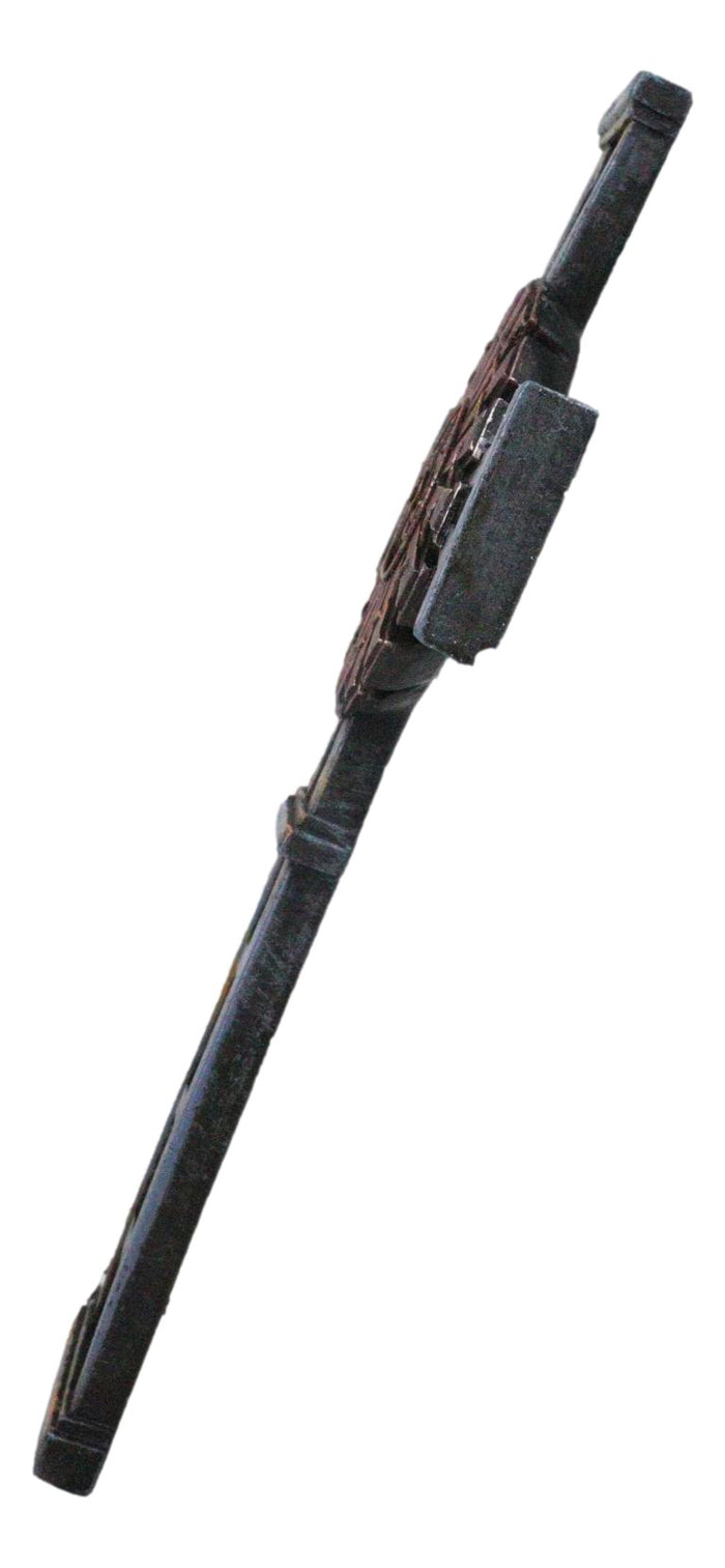 Ebros Gift Country Western Rustic Windmill Towers Decorative Wall Cross Figurine