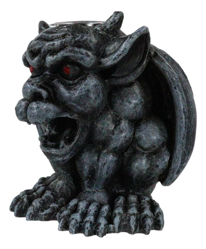 Ebros Gift Crouching Gothic Horned Devil Chimera Gargoyle Backflow Incense Cone Burner