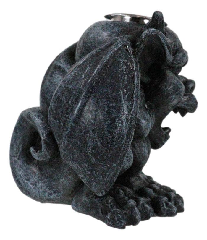 Ebros Gift Crouching Gothic Horned Devil Chimera Gargoyle Backflow Incense Cone Burner