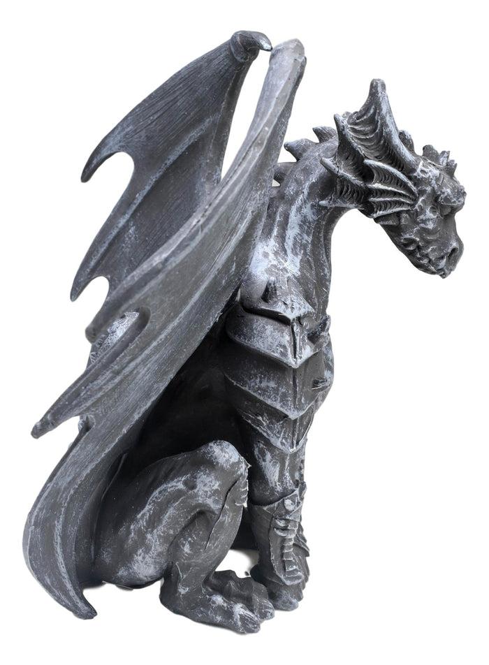 Ebros Gift Crouching Gothic Winged Dragon Guardian Chimera Gargoyle Decorative Figurine