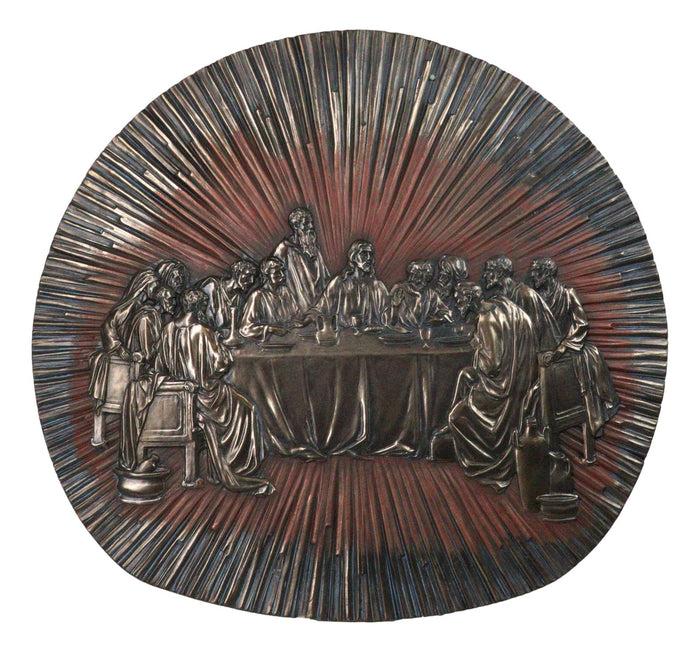 ebros gift Da Vinci The Last Supper of Jesus and Disciples Wall Decorative Relief Figurine