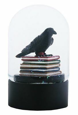 ebros gift Day Of The Dead Edgar Allan Poe Raven Bibliography Glitter Water Globe Figurine