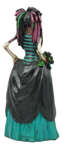 Ebros Gift Day Of The Dead Gothic Skeleton Bride In Evening Gown Statue Love Never Dies