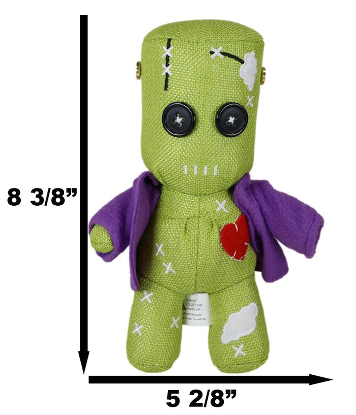 Ebros Gift Day Of The Dead Pinheadz Mr Frankenstein The Golem Stitch Luxe Soft Plush Doll