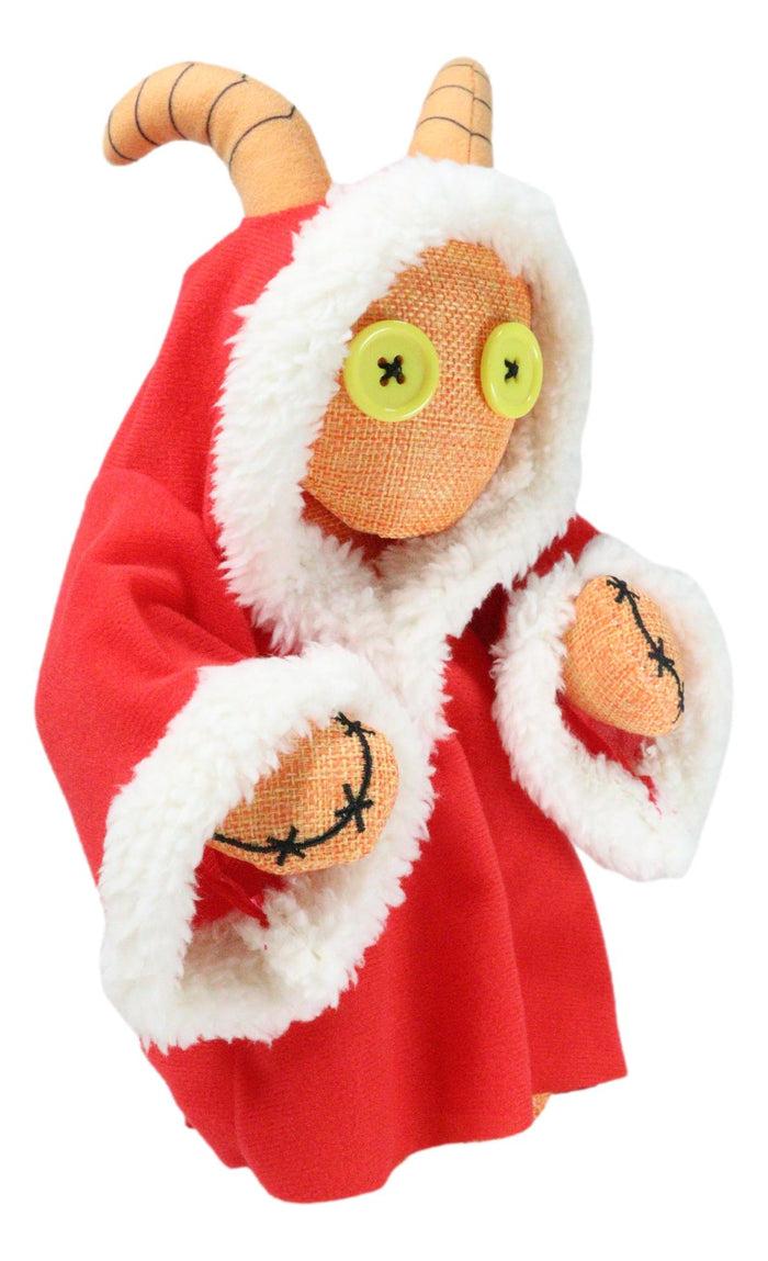Ebros Gift Day Of The Dead Pinheadz Red Cloaked Krampus Hunchback Luxe Soft Plush Doll