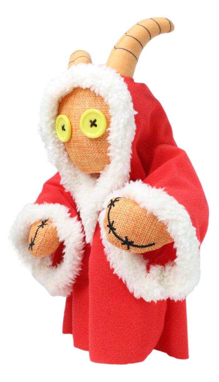 Ebros Gift Day Of The Dead Pinheadz Red Cloaked Krampus Hunchback Luxe Soft Plush Doll