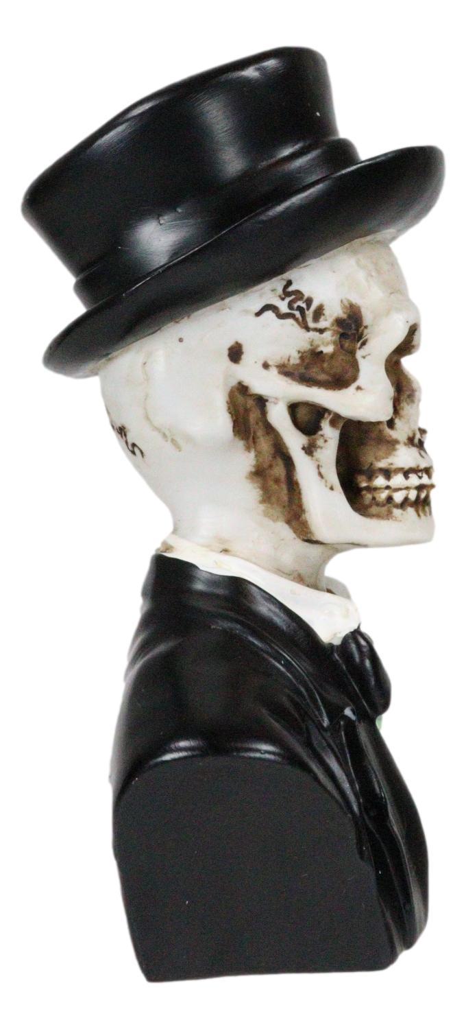 Ebros Gift Day Of The Dead Wedding Groom Gentleman Skeleton Skull In Tuxedo Mini Figurine